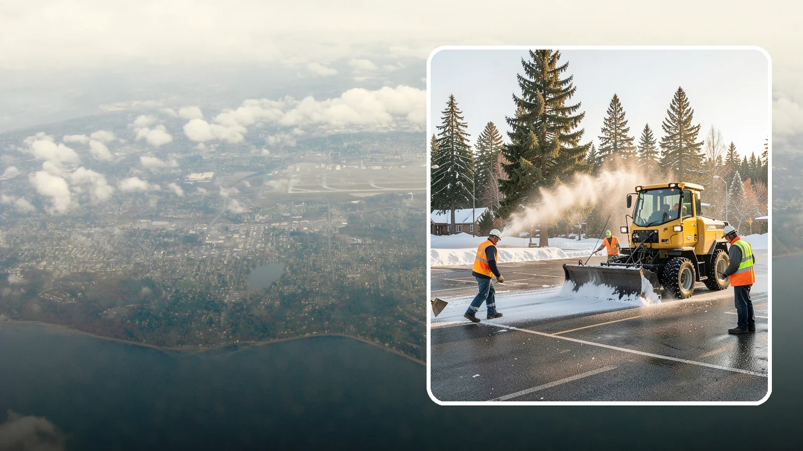 Parking Lot Snow Removal in Burien, King County, WA - Plow and clear public parking lots and facility lots to keep them open and safe during winter weather.