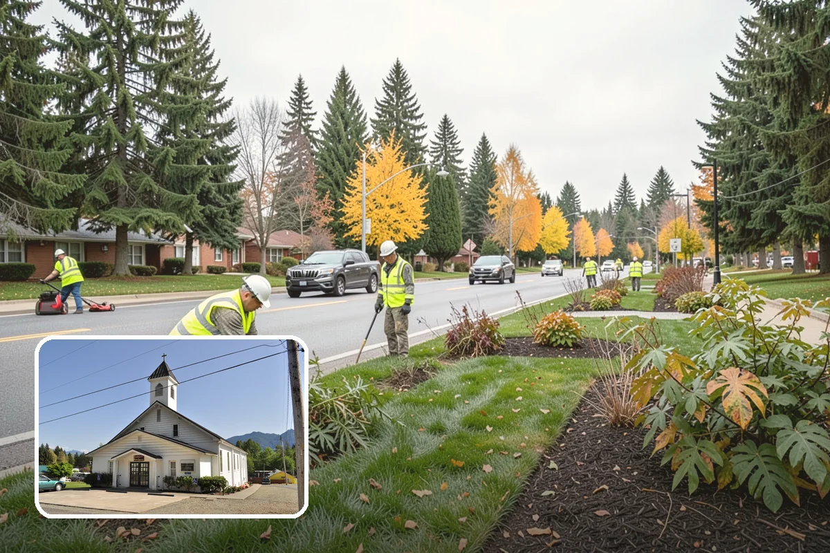 Parking Lot Snow Removal in Concrete, Skagit County, WA - Prioritizes ADA stalls and access aisles for compliance
