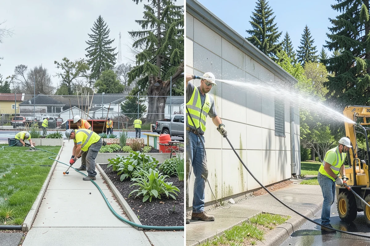 Parking Lot Snow Removal in Coupeville, Island County, WA - Map lots, ADA stalls, and snow-storage areas with staff