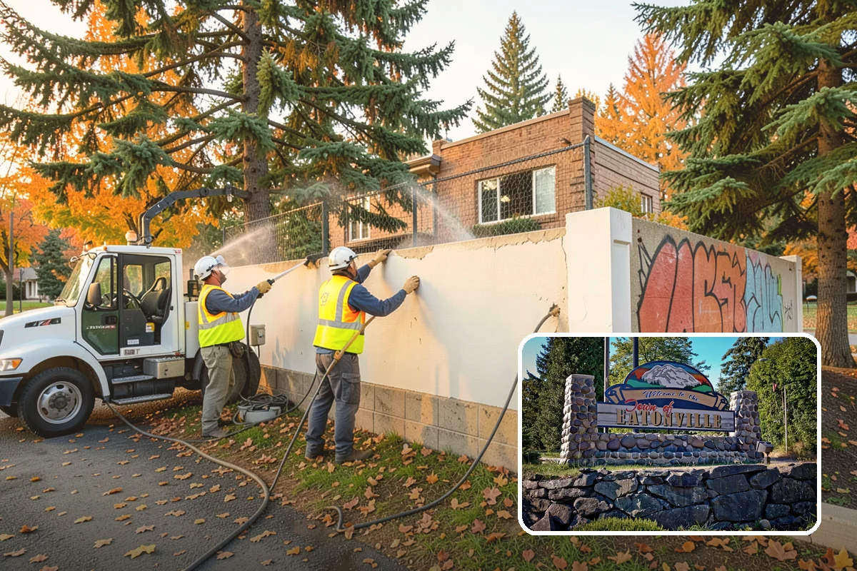 Parking Lot Snow Removal in Eatonville, Pierce County, WA - Prioritizes ADA stalls and access aisles for compliance