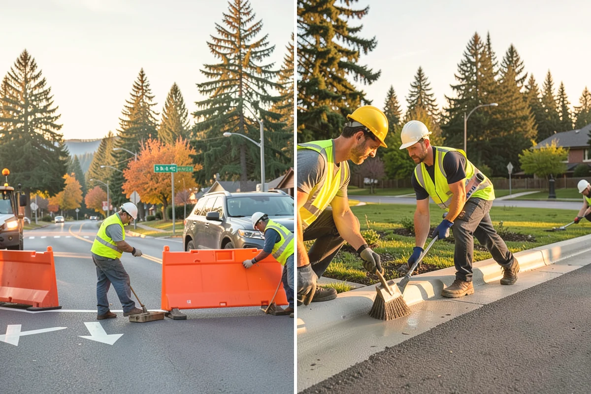 Parking Lot Snow Removal in Eatonville, Pierce County, WA - Map lots, ADA stalls, and snow-storage areas with staff