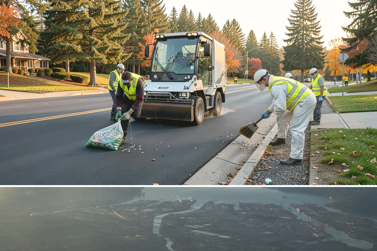 Parking Lot Snow Removal in Fife, Pierce County, WA - Lot clearing runs through the winter season, mobilized for each accumulating snow event from November into March.