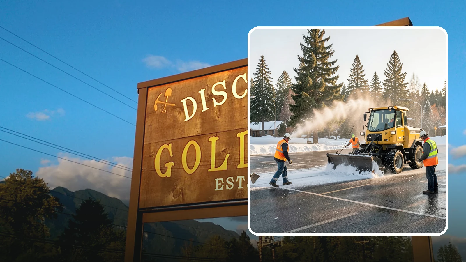 Parking Lot Snow Removal in Gold Bar, Snohomish County, WA - Plow and clear public parking lots and facility lots to keep them open and safe during winter weather.