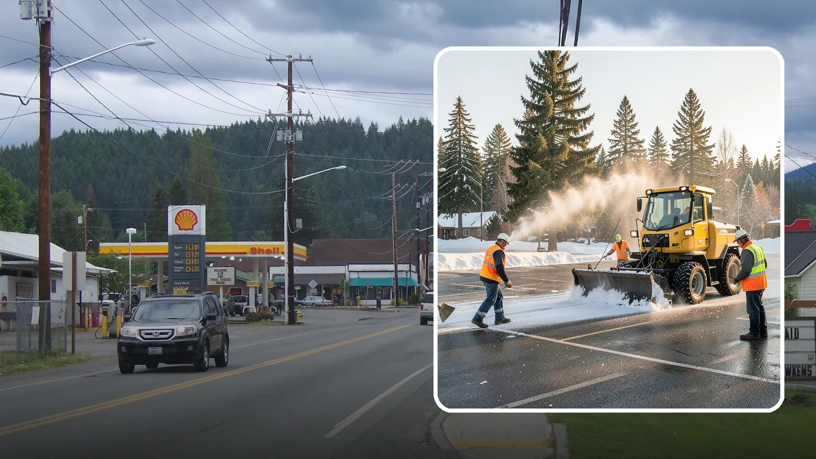 Parking Lot Snow Removal in Granite Falls, Snohomish County, WA - Plow and clear public parking lots and facility lots to keep them open and safe during winter weather.