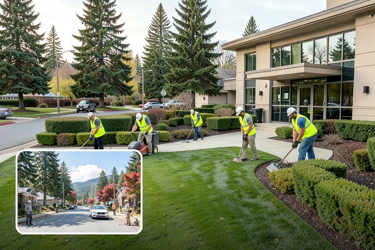 Parking Lot Snow Removal in Hunts Point, King County, WA - Prioritizes ADA stalls and access aisles for compliance