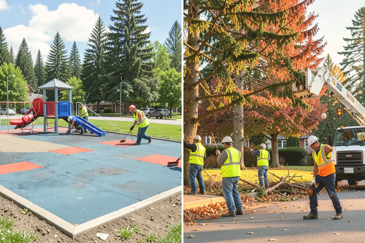 Parking Lot Snow Removal in Index, Snohomish County, WA - Map lots, ADA stalls, and snow-storage areas with staff