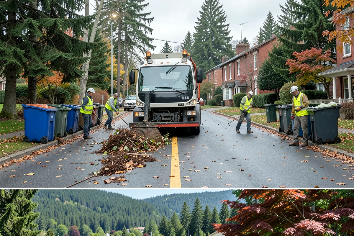 Parking Lot Snow Removal in Index, Snohomish County, WA - Lot clearing runs through the winter season, mobilized for each accumulating snow event from November into March.