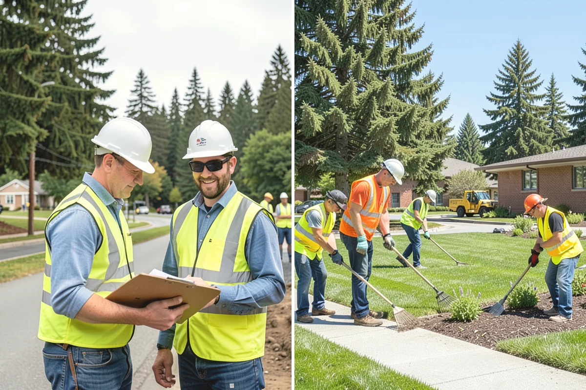 Parking Lot Snow Removal in Issaquah, King County, WA - Map lots, ADA stalls, and snow-storage areas with staff