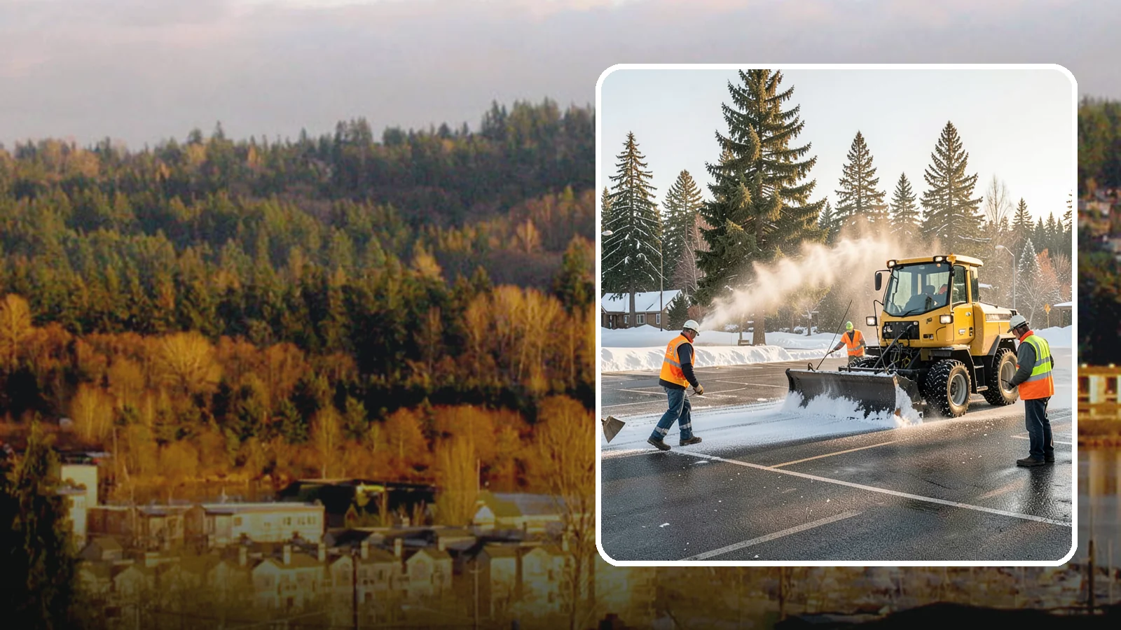 Parking Lot Snow Removal in Kenmore, King County, WA - Plow and clear public parking lots and facility lots to keep them open and safe during winter weather.