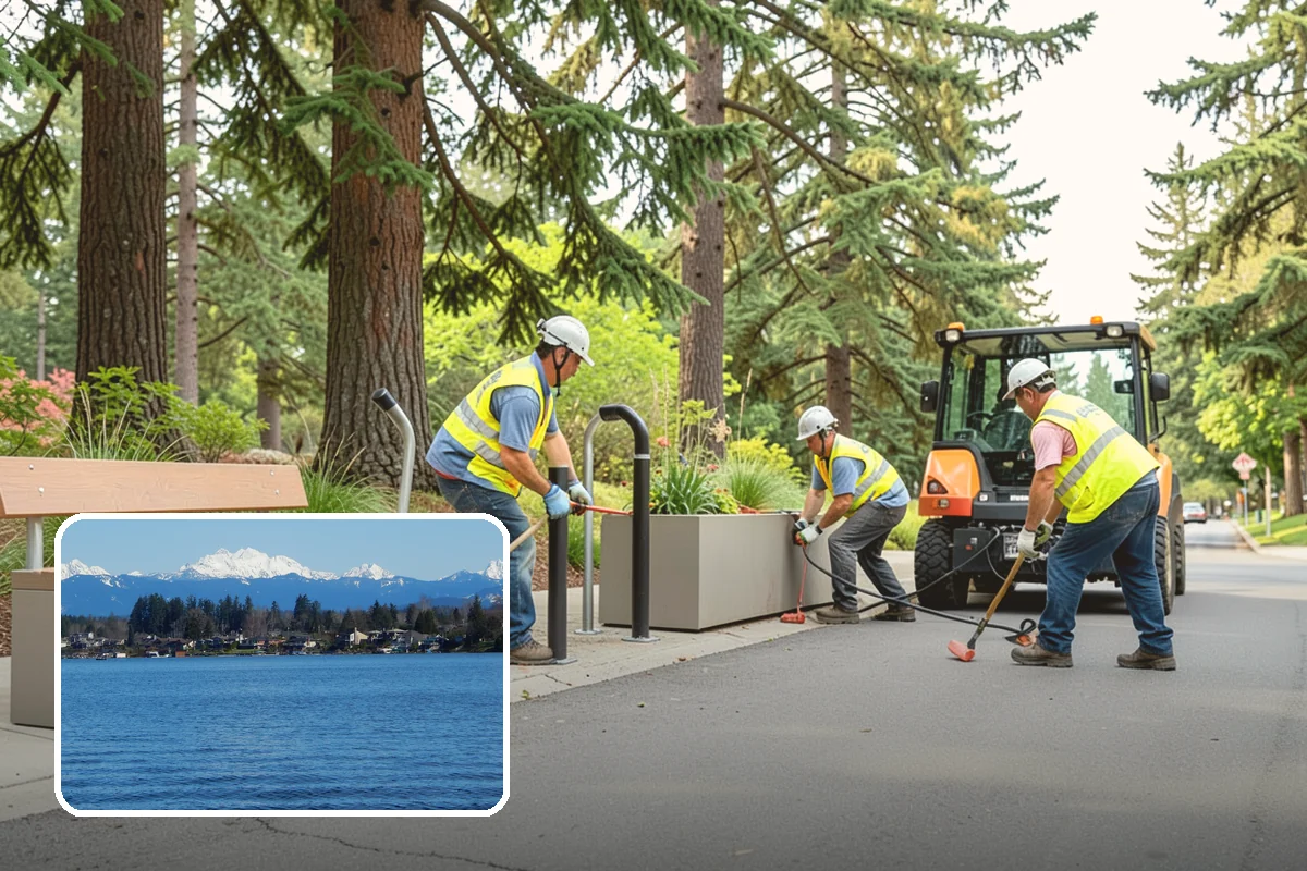 Parking Lot Snow Removal in Lake Stevens, Snohomish County, WA - Prioritizes ADA stalls and access aisles for compliance