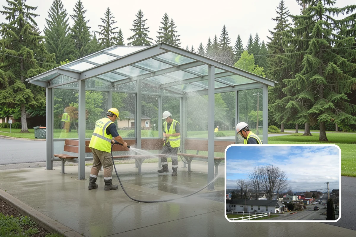 Parking Lot Snow Removal in Langley, Island County, WA - Prioritizes ADA stalls and access aisles for compliance