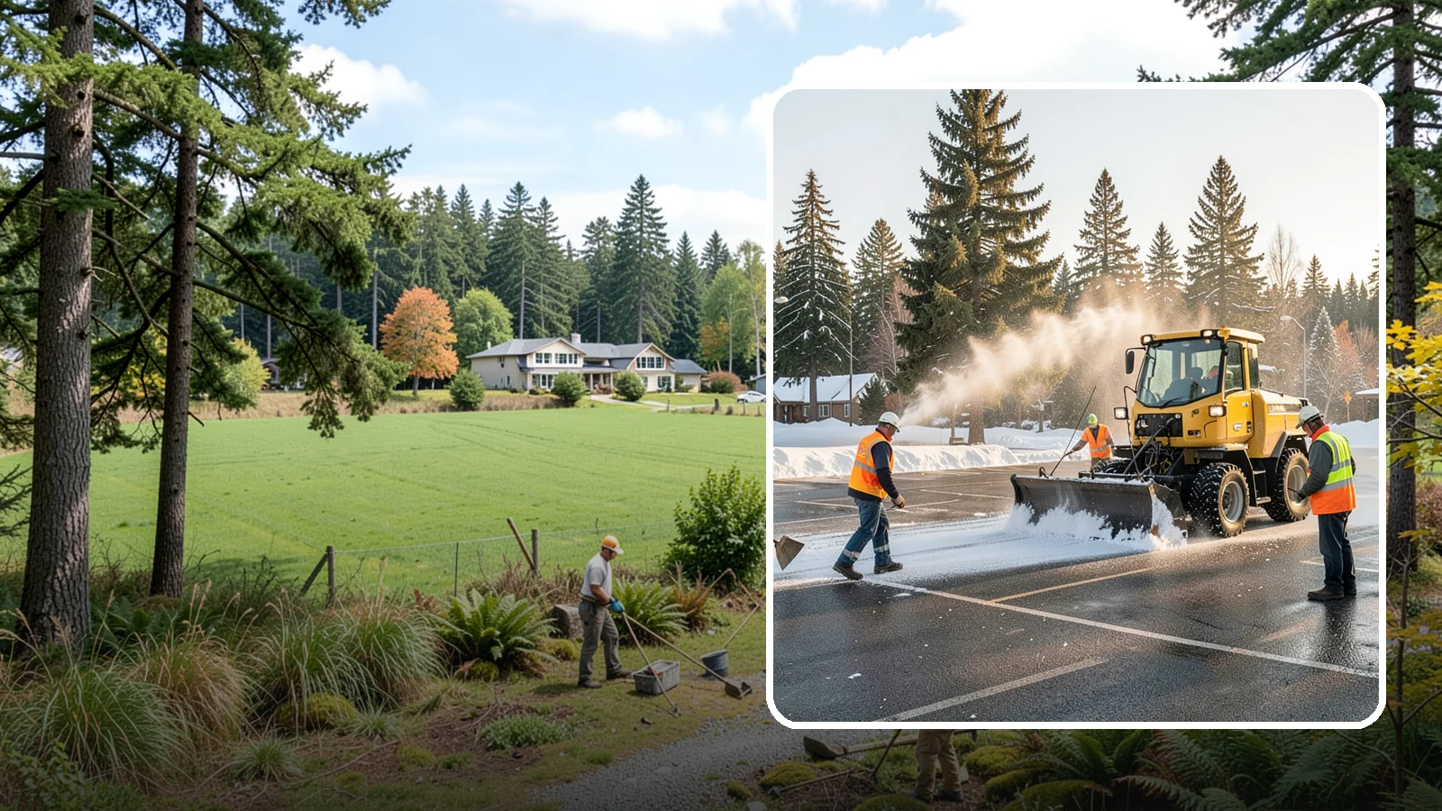 Parking Lot Snow Removal in Lyman, Skagit County, WA - Plow and clear public parking lots and facility lots to keep them open and safe during winter weather.