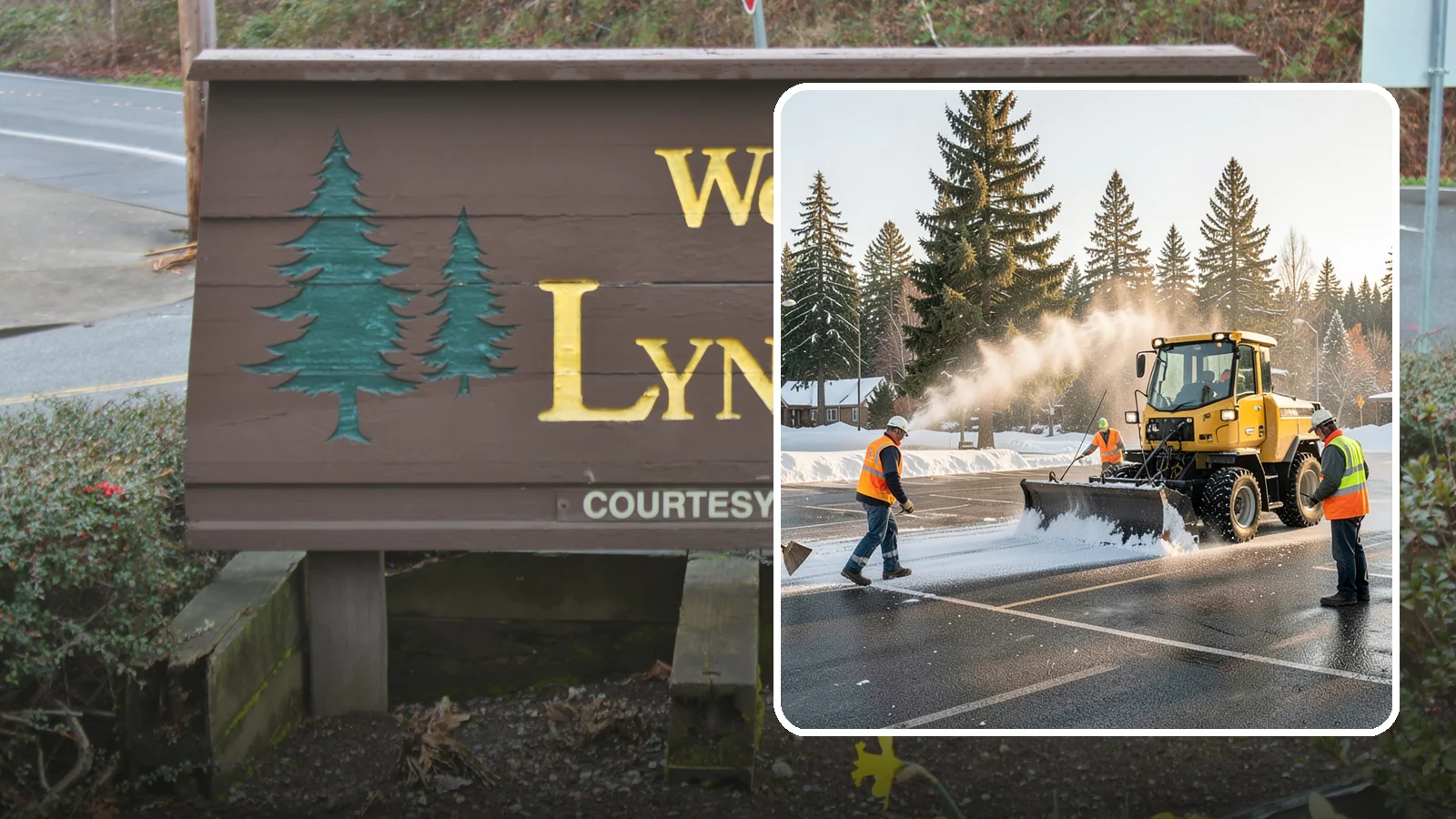 Parking Lot Snow Removal in Lynnwood, Snohomish County, WA - Plow and clear public parking lots and facility lots to keep them open and safe during winter weather.