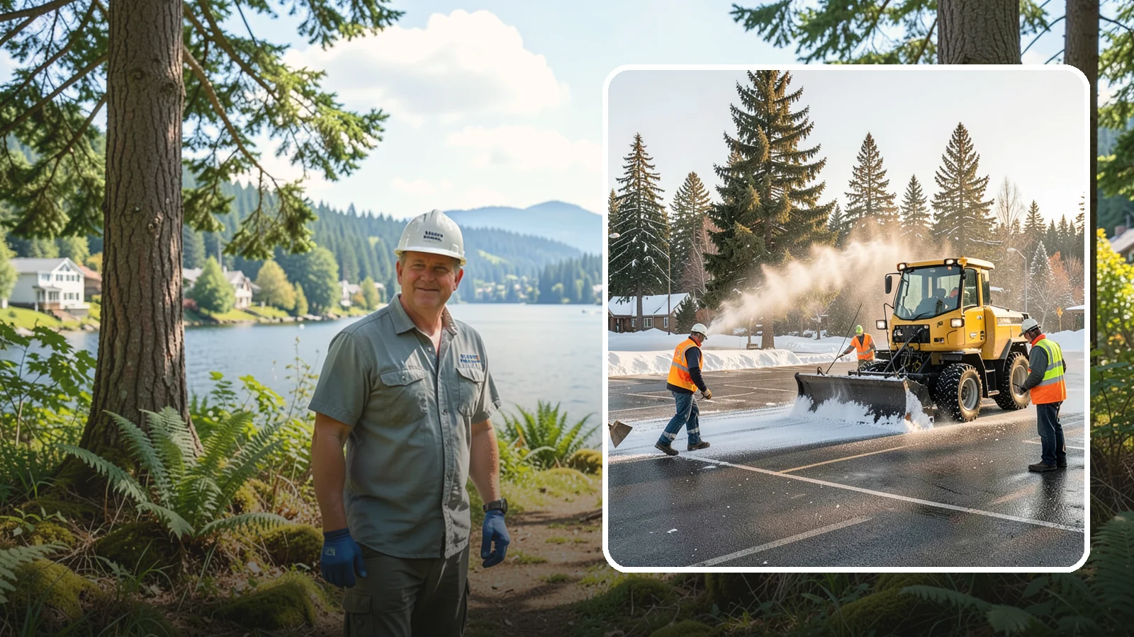 Parking Lot Snow Removal in Milton, King County, WA - Plow and clear public parking lots and facility lots to keep them open and safe during winter weather.