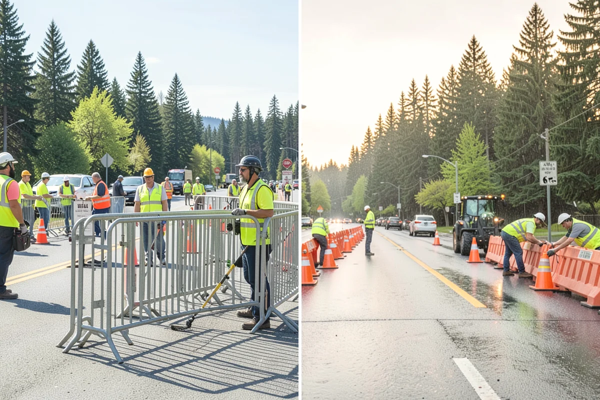 Parking Lot Snow Removal in Mukilteo, Snohomish County, WA - Map lots, ADA stalls, and snow-storage areas with staff