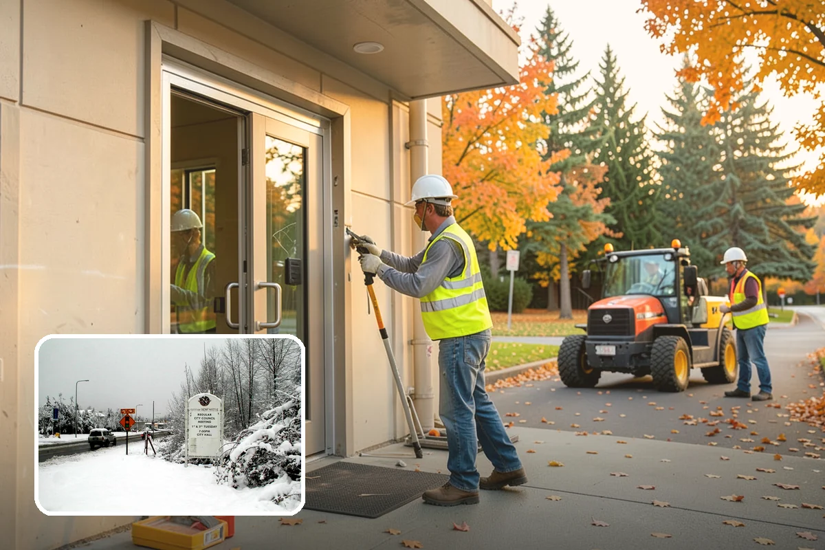 Parking Lot Snow Removal in Newcastle, King County, WA - Prioritizes ADA stalls and access aisles for compliance