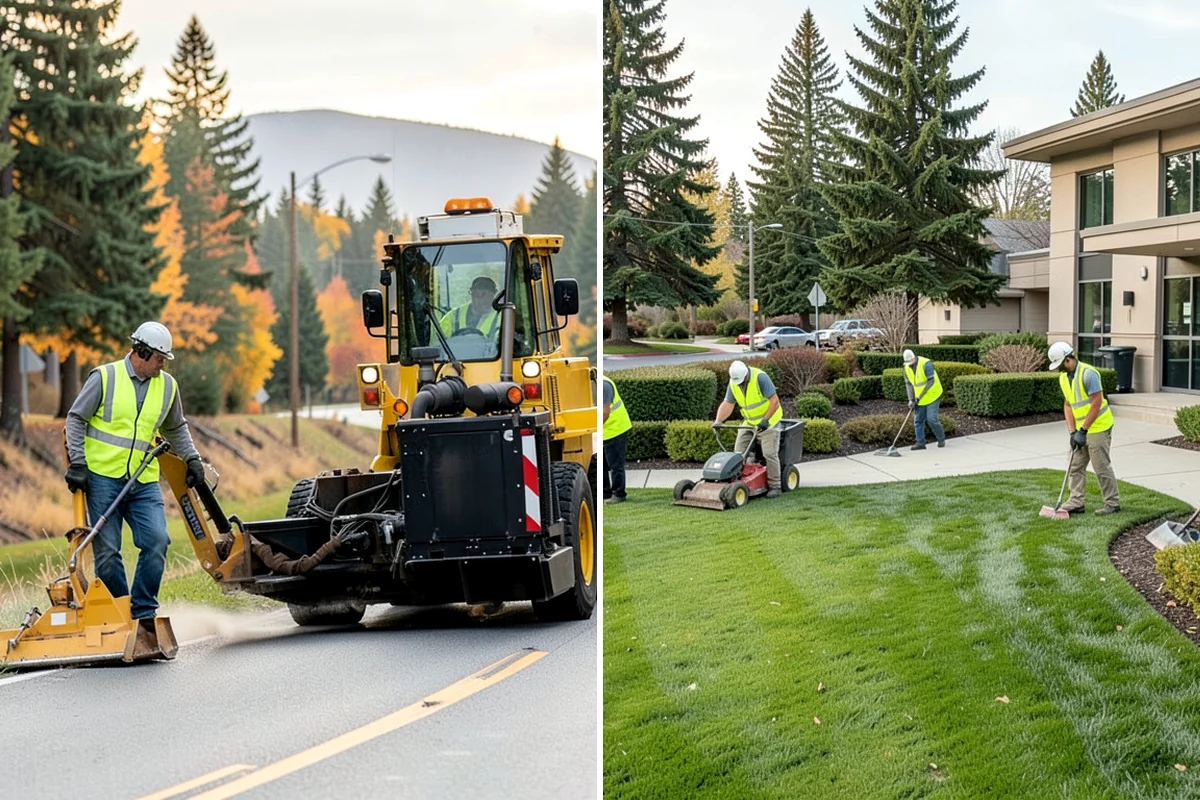 Parking Lot Snow Removal in Normandy Park, King County, WA - Map lots, ADA stalls, and snow-storage areas with staff