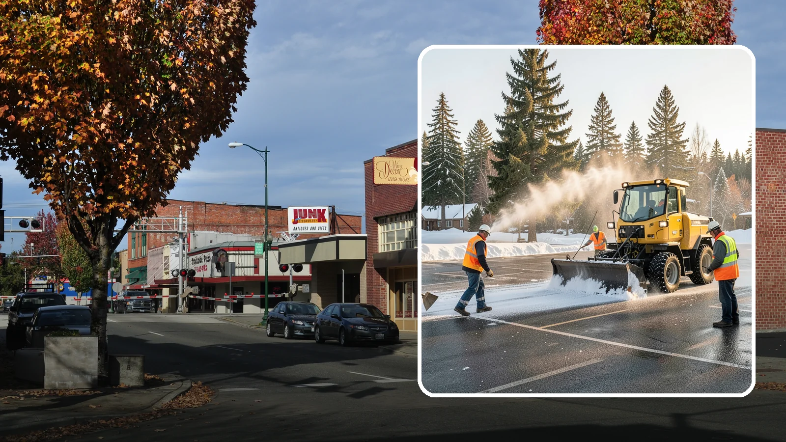 Parking Lot Snow Removal in Puyallup, Pierce County, WA - Plow and clear public parking lots and facility lots to keep them open and safe during winter weather.