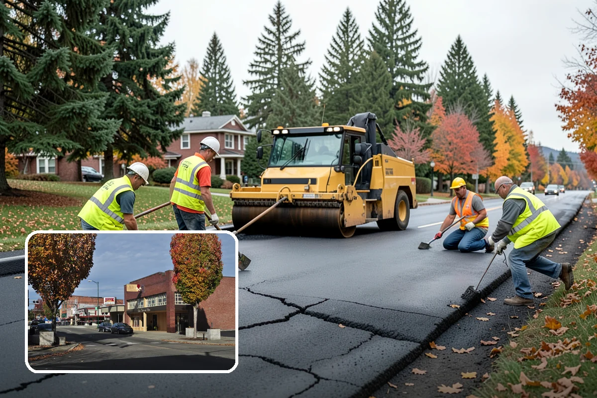 Parking Lot Snow Removal in Puyallup, Pierce County, WA - Prioritizes ADA stalls and access aisles for compliance