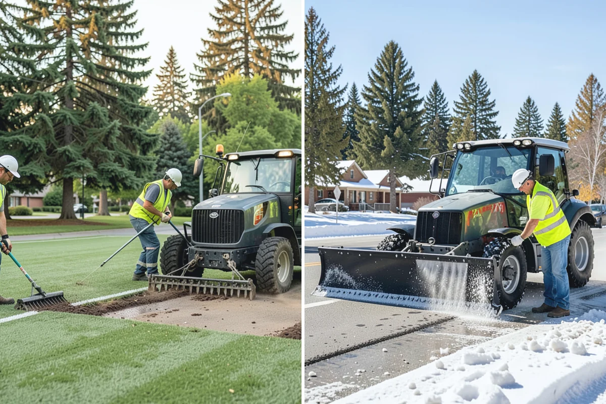 Parking Lot Snow Removal in Redmond, King County, WA - Map lots, ADA stalls, and snow-storage areas with staff