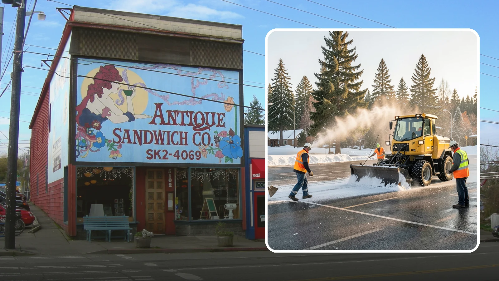 Parking Lot Snow Removal in Ruston, Pierce County, WA - Plow and clear public parking lots and facility lots to keep them open and safe during winter weather.