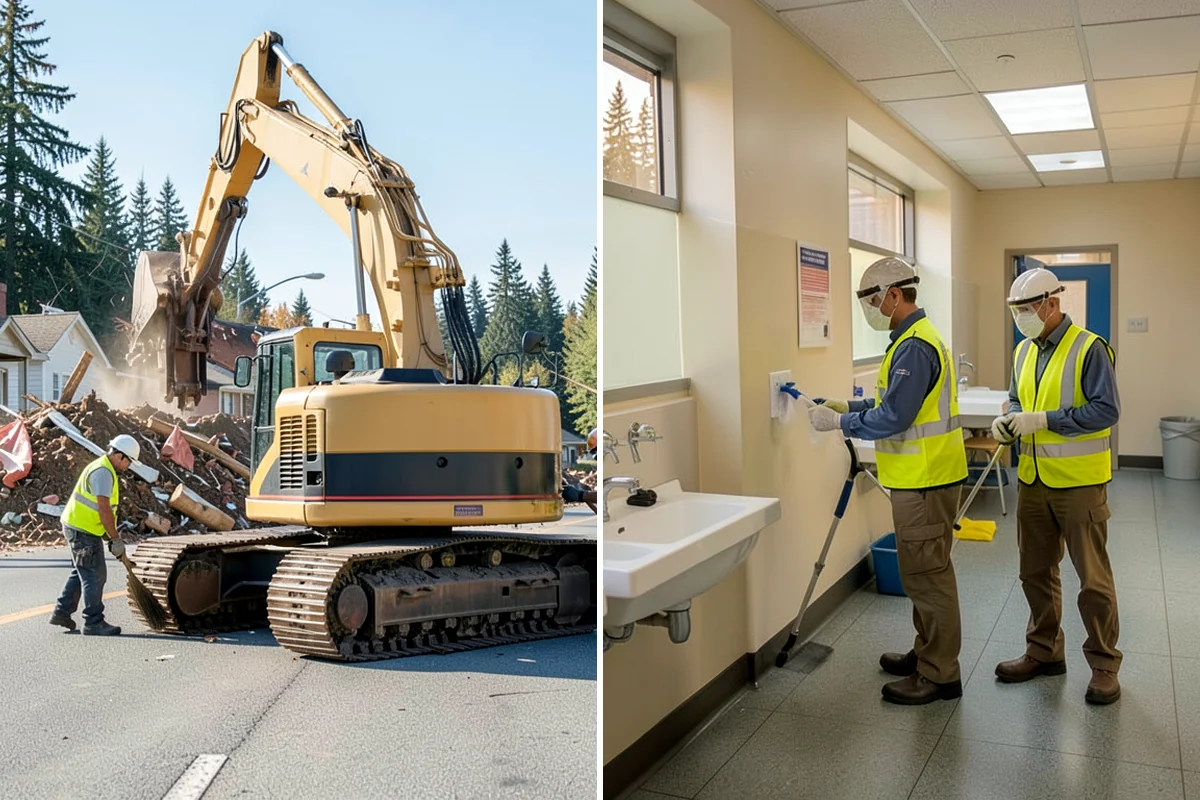 Parking Lot Snow Removal in SeaTac, King County, WA - Map lots, ADA stalls, and snow-storage areas with staff
