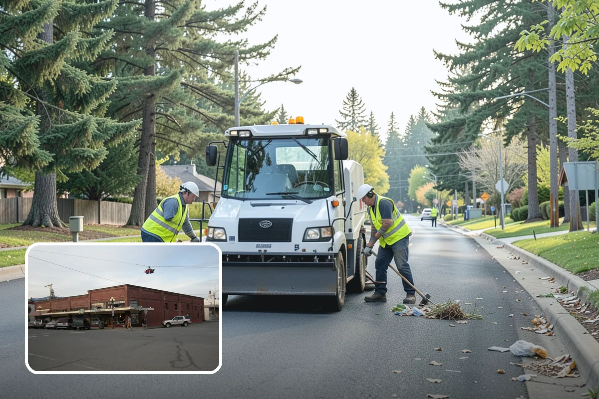 Parking Lot Snow Removal in Sedro-Woolley, Skagit County, WA - Prioritizes ADA stalls and access aisles for compliance