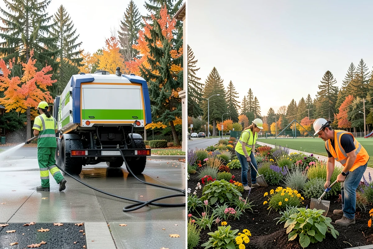 Parking Lot Snow Removal in Sedro-Woolley, Skagit County, WA - Map lots, ADA stalls, and snow-storage areas with staff