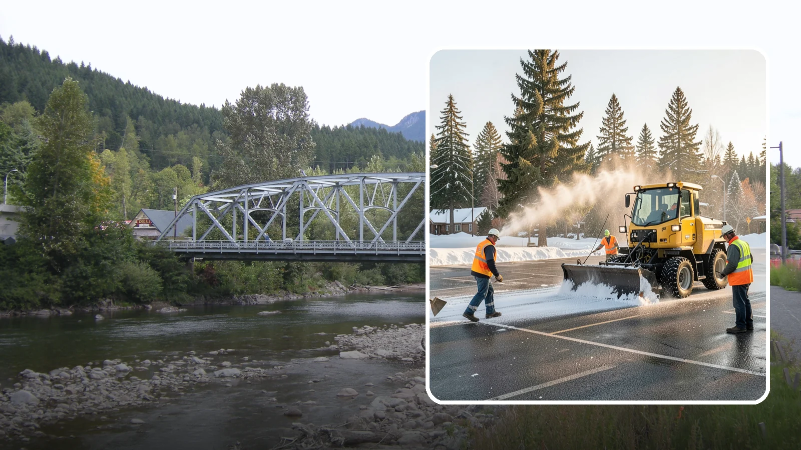 Parking Lot Snow Removal in Skykomish, King County, WA - Plow and clear public parking lots and facility lots to keep them open and safe during winter weather.