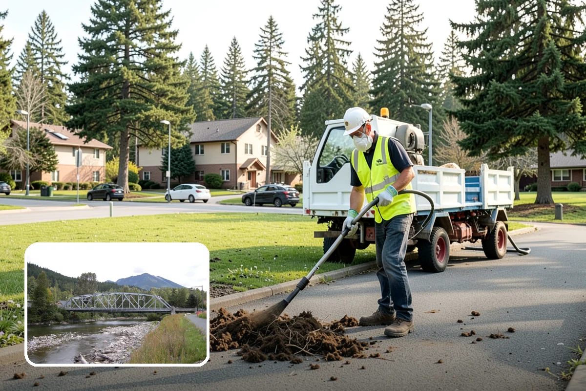 Parking Lot Snow Removal in Skykomish, King County, WA - Prioritizes ADA stalls and access aisles for compliance