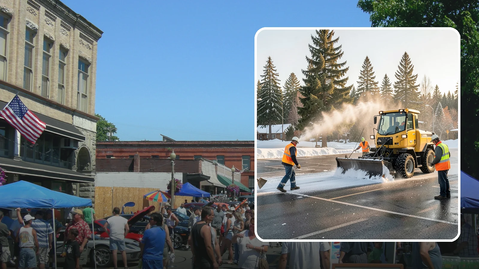 Parking Lot Snow Removal in Snohomish, Snohomish County, WA - Plow and clear public parking lots and facility lots to keep them open and safe during winter weather.
