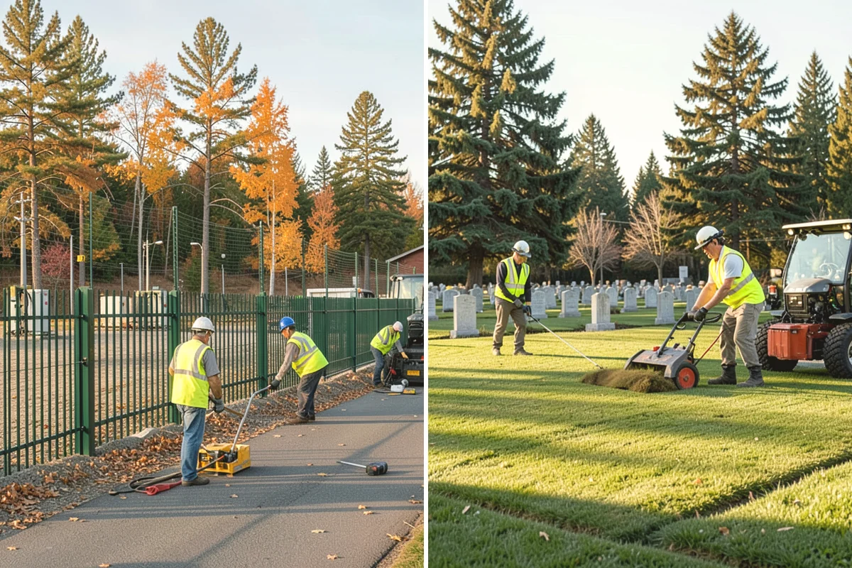 Parking Lot Snow Removal in University Place, Pierce County, WA - Map lots, ADA stalls, and snow-storage areas with staff