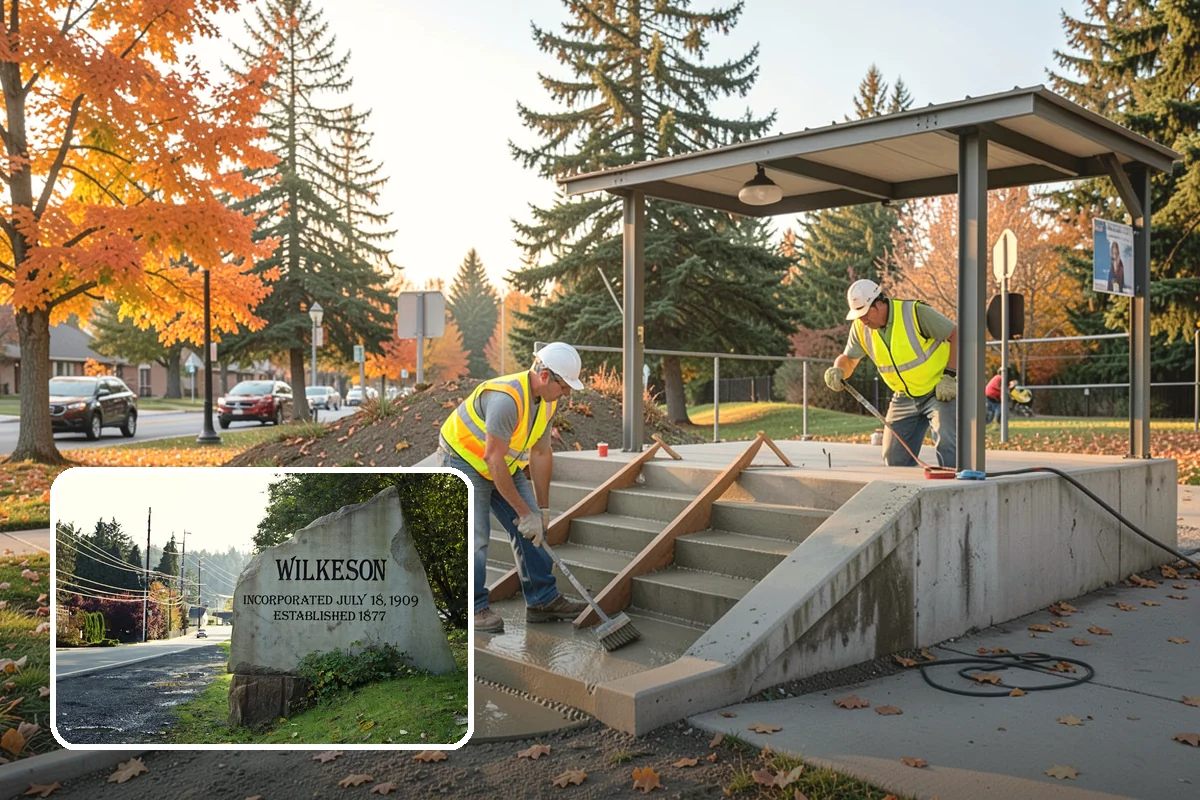 Parking Lot Snow Removal in Wilkeson, Pierce County, WA - Prioritizes ADA stalls and access aisles for compliance