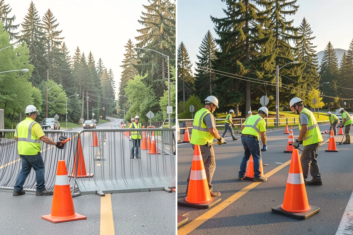 Parking Lot Snow Removal in Yarrow Point, King County, WA - Map lots, ADA stalls, and snow-storage areas with staff
