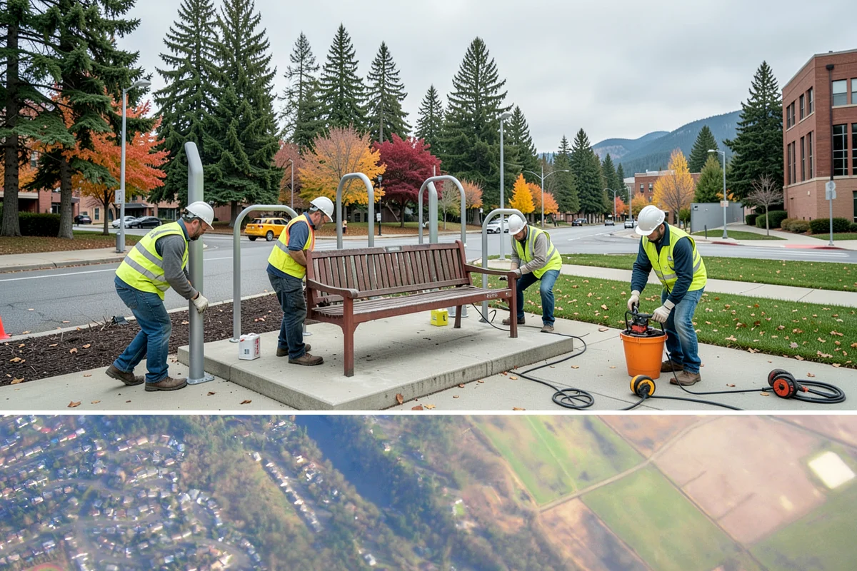 Parking Lot Sweeping in Algona, King County, WA - Frequency rises in autumn as leaves collect and after events that draw heavy public turnout.