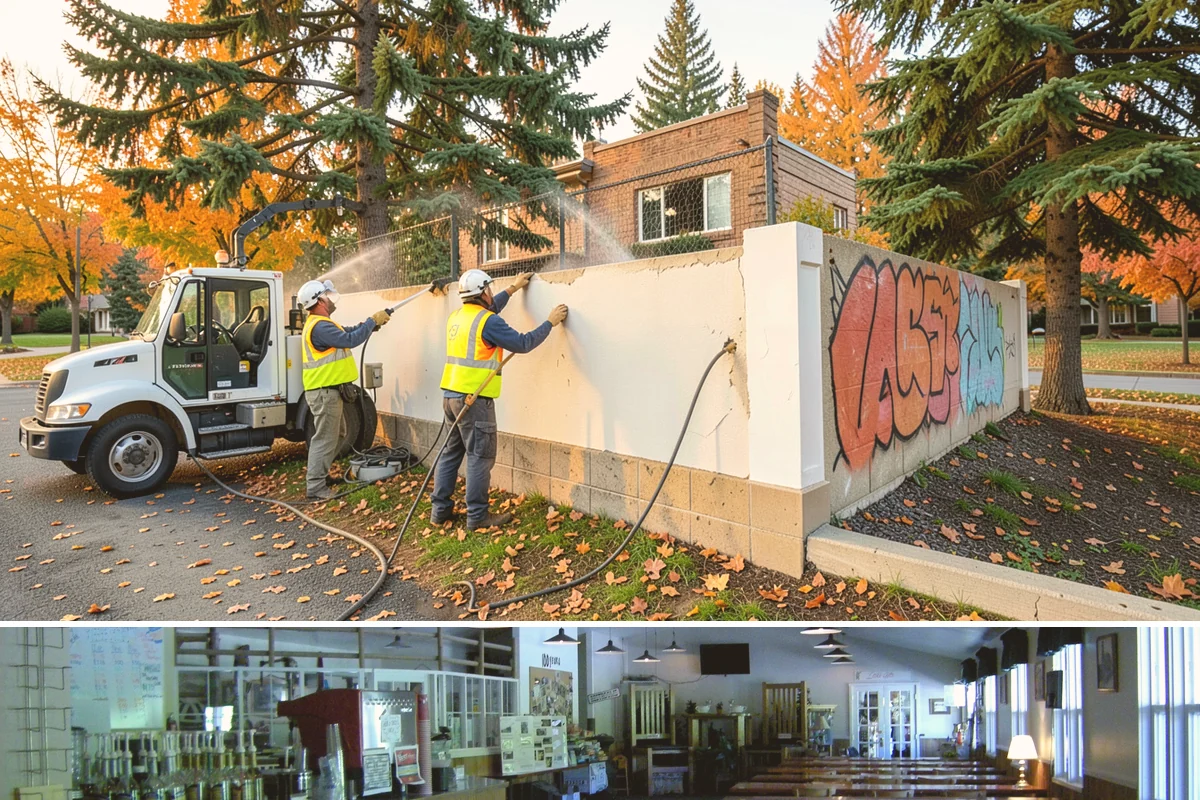 Parking Lot Sweeping in Black Diamond, King County, WA - Frequency rises in autumn as leaves collect and after events that draw heavy public turnout.