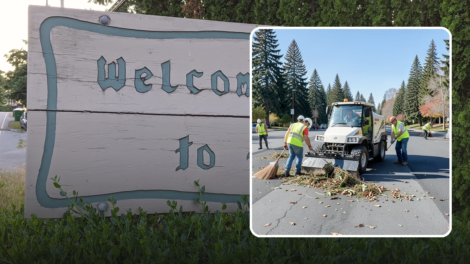 Parking Lot Sweeping in Brier, Snohomish County, WA - Scheduled sweeping of municipal parking lots and structures to control litter and debris.