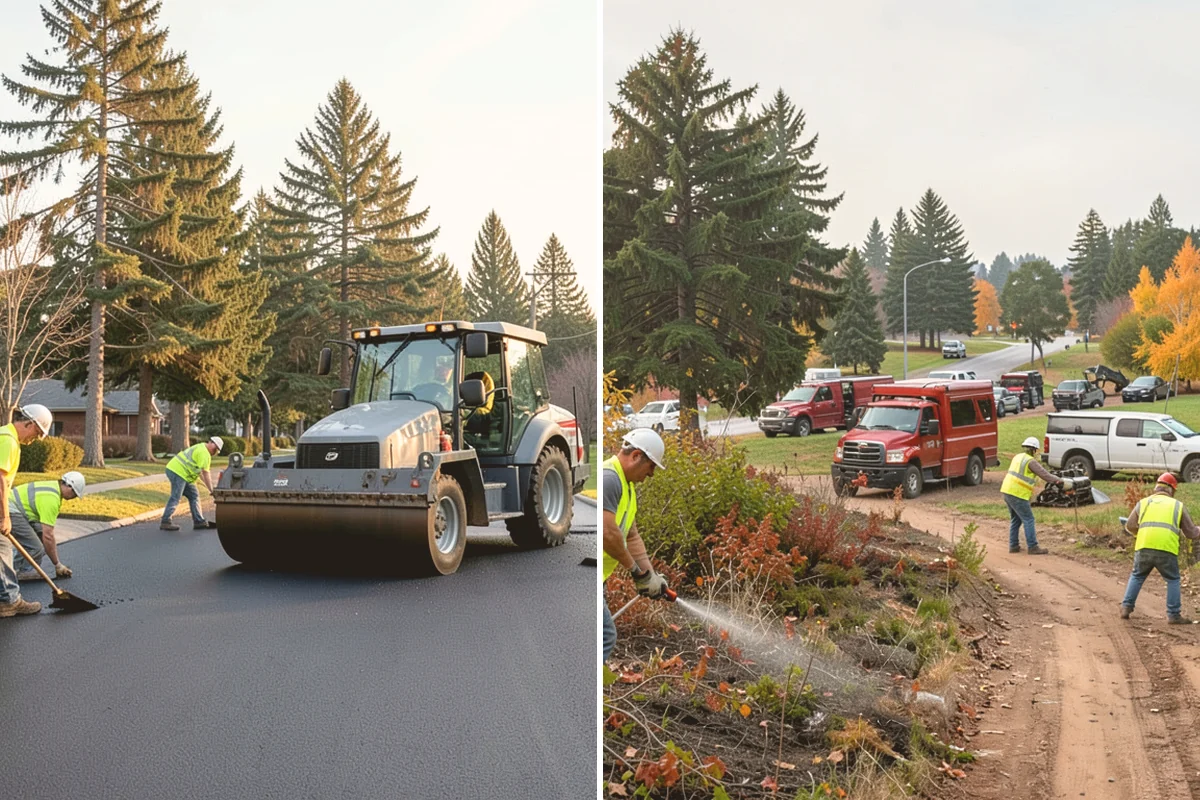 Parking Lot Sweeping in Brier, Snohomish County, WA - Map lots and identify low-use windows
