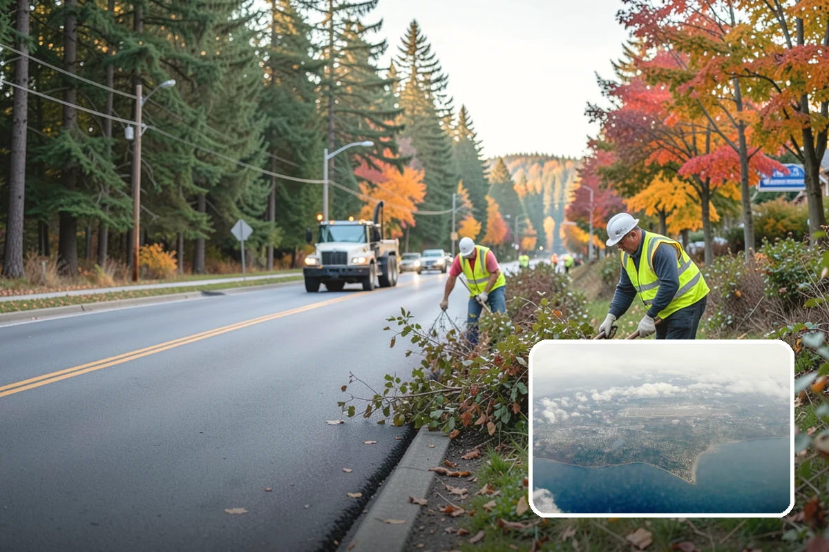 Parking Lot Sweeping in Burien, King County, WA - Litter and grit kept under control