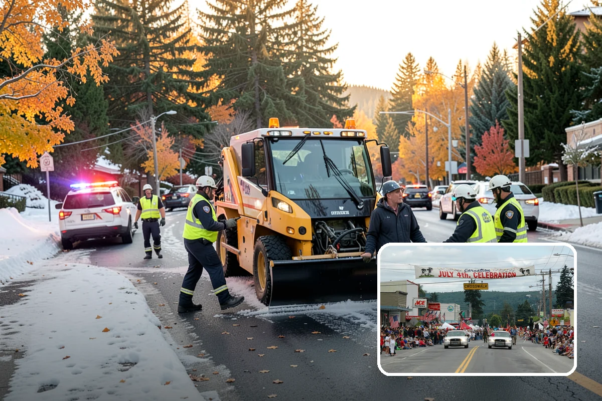 Parking Lot Sweeping in Carnation, King County, WA - Litter and grit kept under control