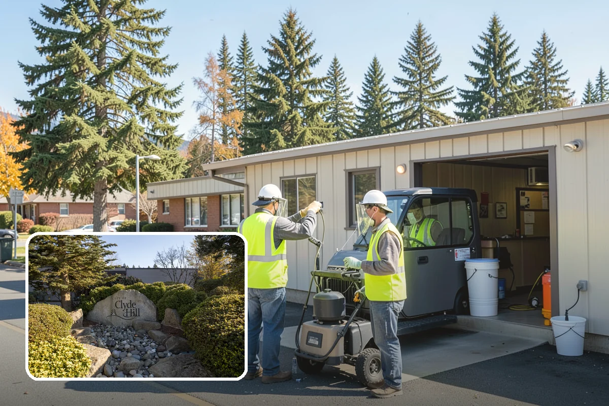 Parking Lot Sweeping in Clyde Hill, King County, WA - Litter and grit kept under control