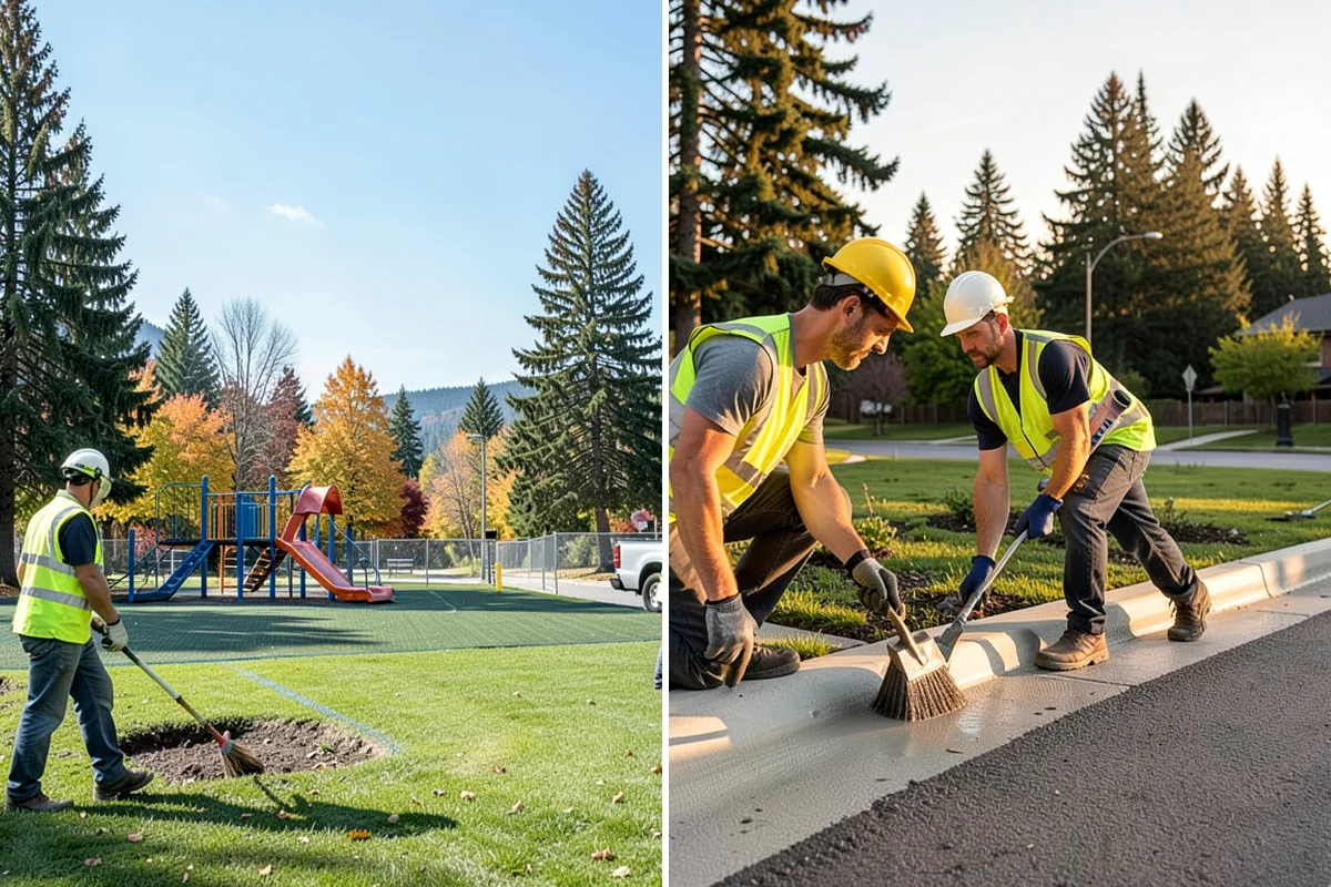 Parking Lot Sweeping in DuPont, Pierce County, WA - Map lots and identify low-use windows