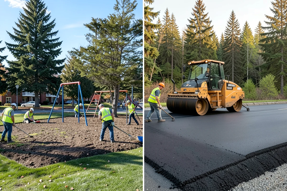 Parking Lot Sweeping in Enumclaw, King County, WA - Map lots and identify low-use windows