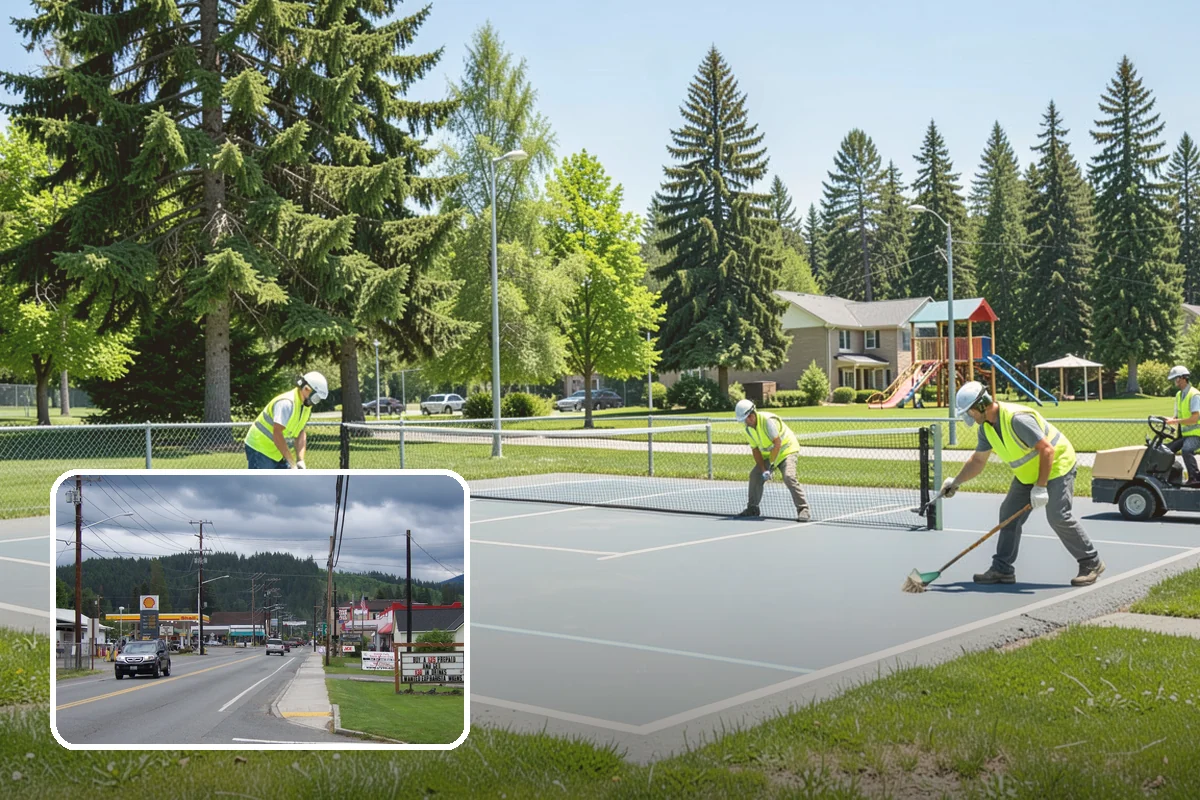 Parking Lot Sweeping in Granite Falls, Snohomish County, WA - Litter and grit kept under control