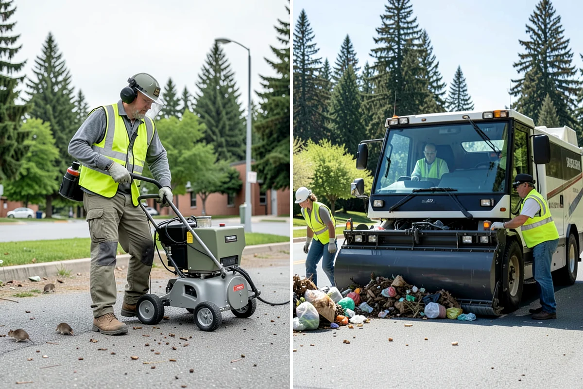 Parking Lot Sweeping in Hunts Point, King County, WA - Map lots and identify low-use windows