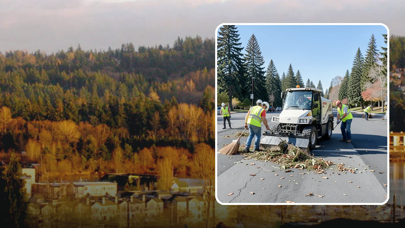 Parking Lot Sweeping in Kenmore, King County, WA - Scheduled sweeping of municipal parking lots and structures to control litter and debris.