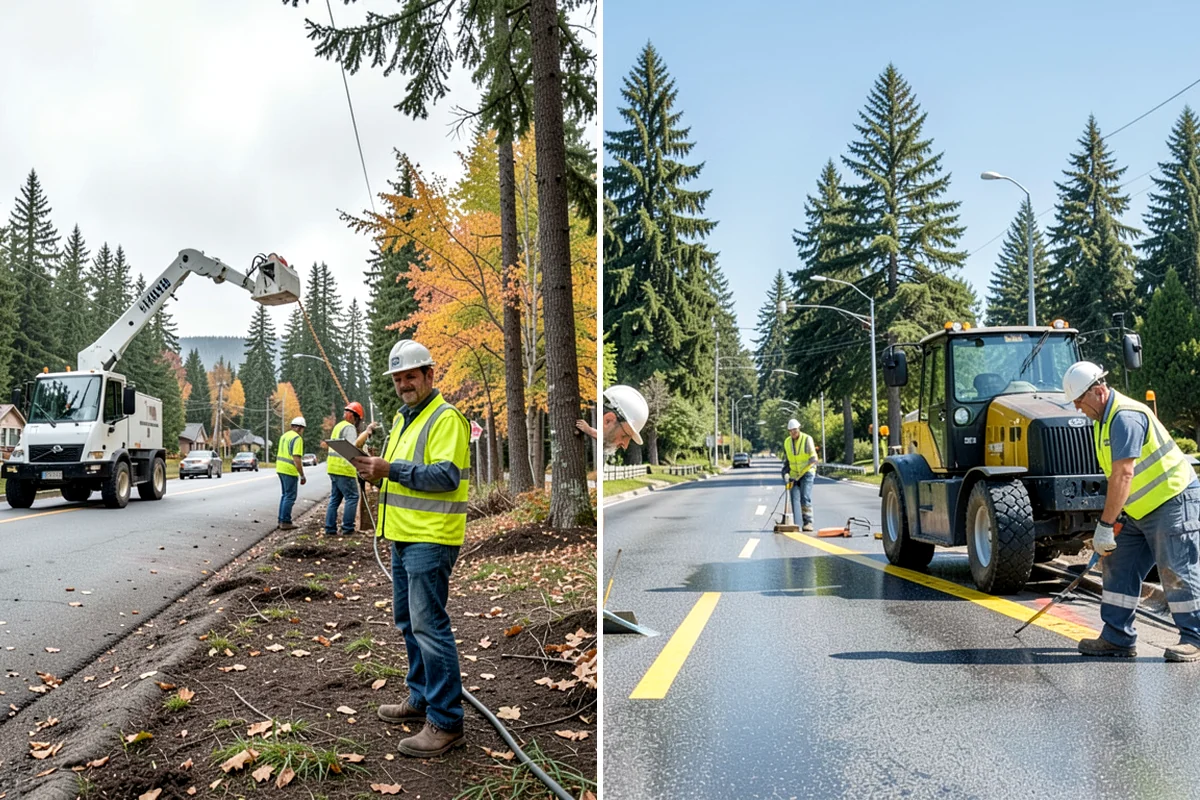Parking Lot Sweeping in Kenmore, King County, WA - Map lots and identify low-use windows