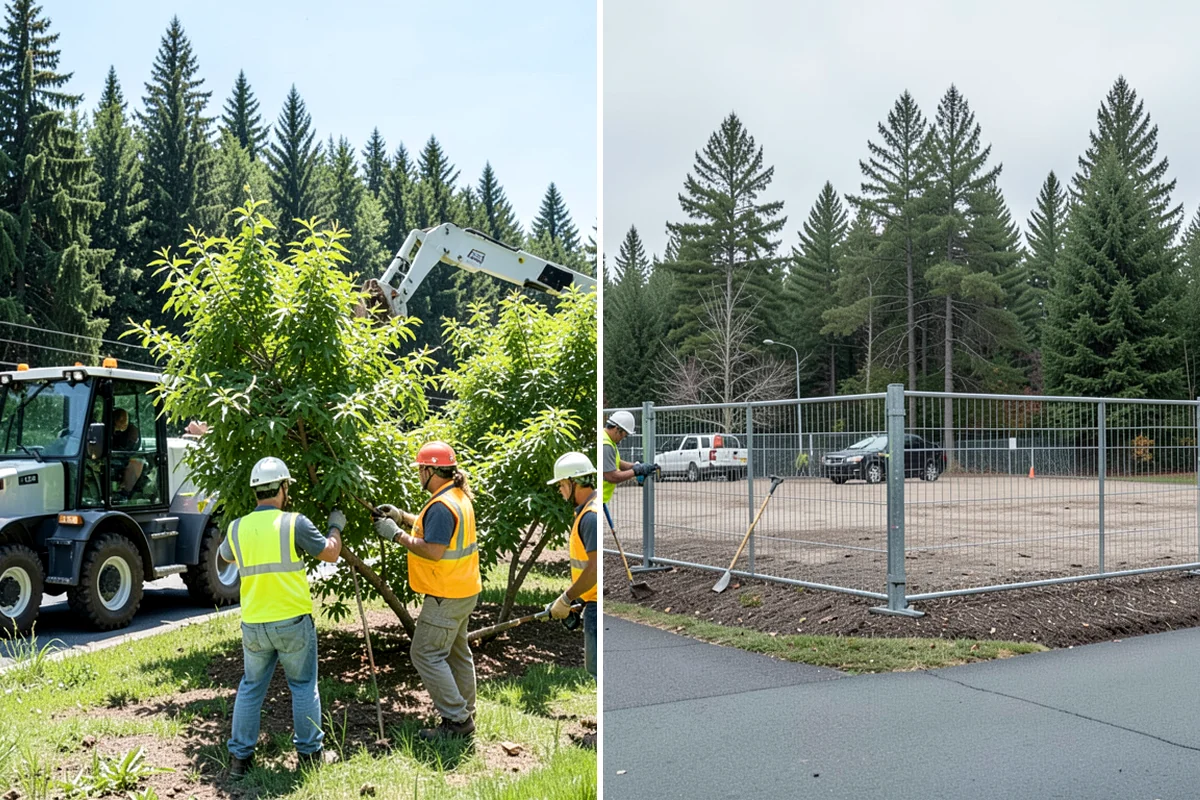 Parking Lot Sweeping in Lake Forest Park, King County, WA - Map lots and identify low-use windows
