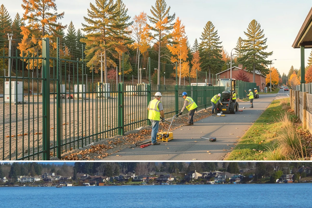 Parking Lot Sweeping in Lake Stevens, Snohomish County, WA - Frequency rises in autumn as leaves collect and after events that draw heavy public turnout.