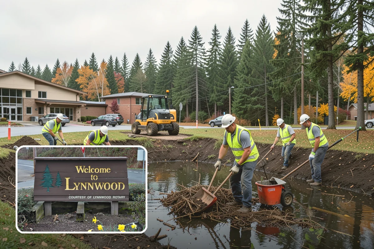 Parking Lot Sweeping in Lynnwood, Snohomish County, WA - Litter and grit kept under control